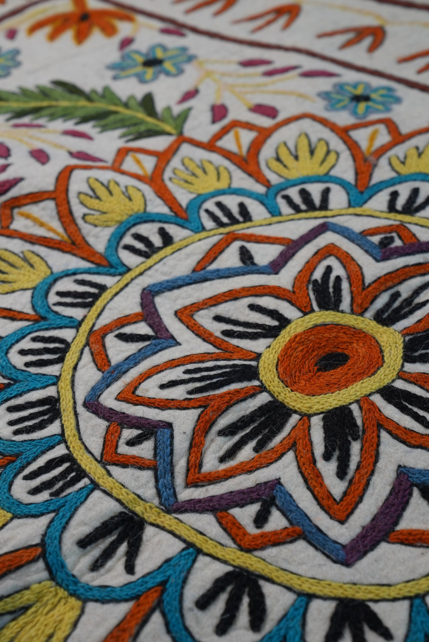 Living Room Rug - Verdant Whirl