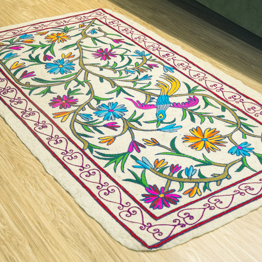 Living Room Rug -Feathered Flora