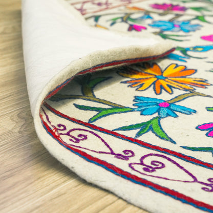 Living Room Rug -Feathered Flora