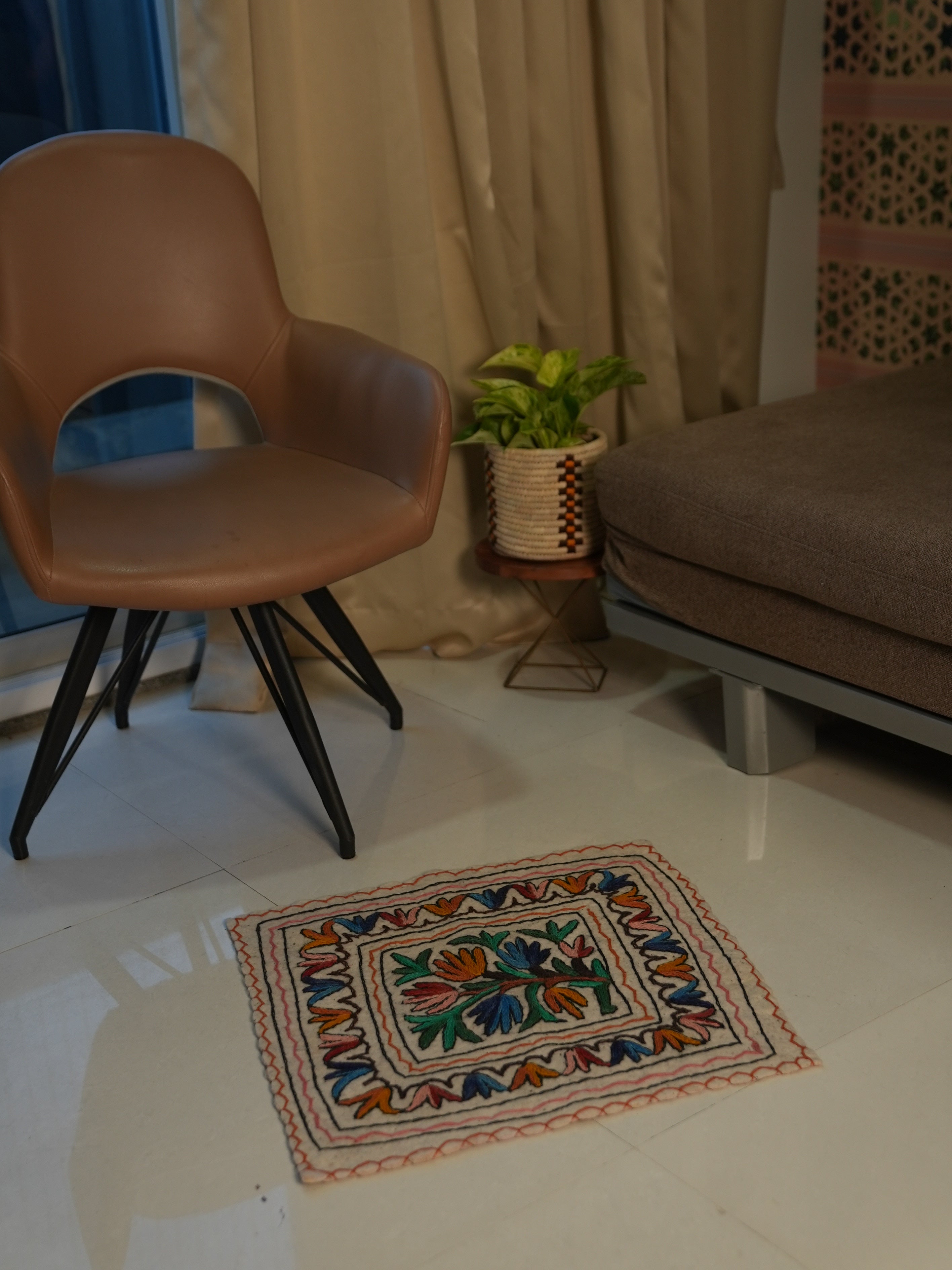 Square Rug - Spring Blossom