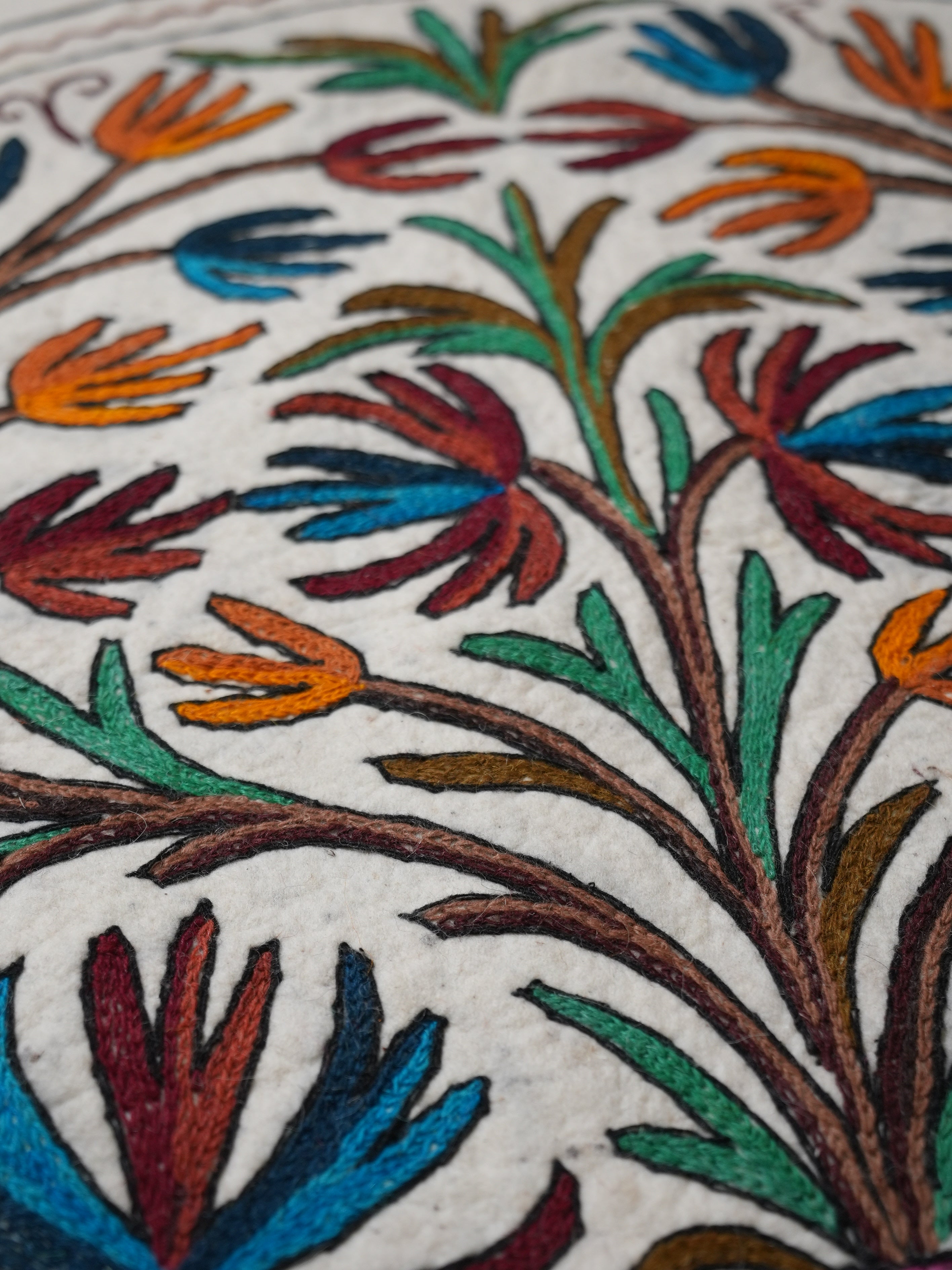 Gulzar Gleam- Round Rug