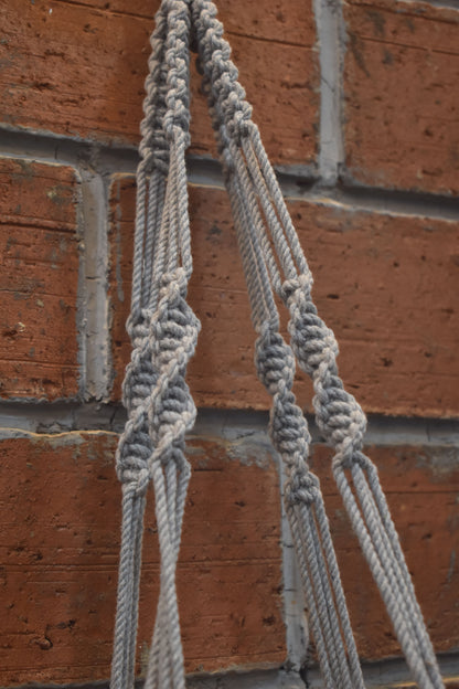 Sage-Macramé Plant Holder