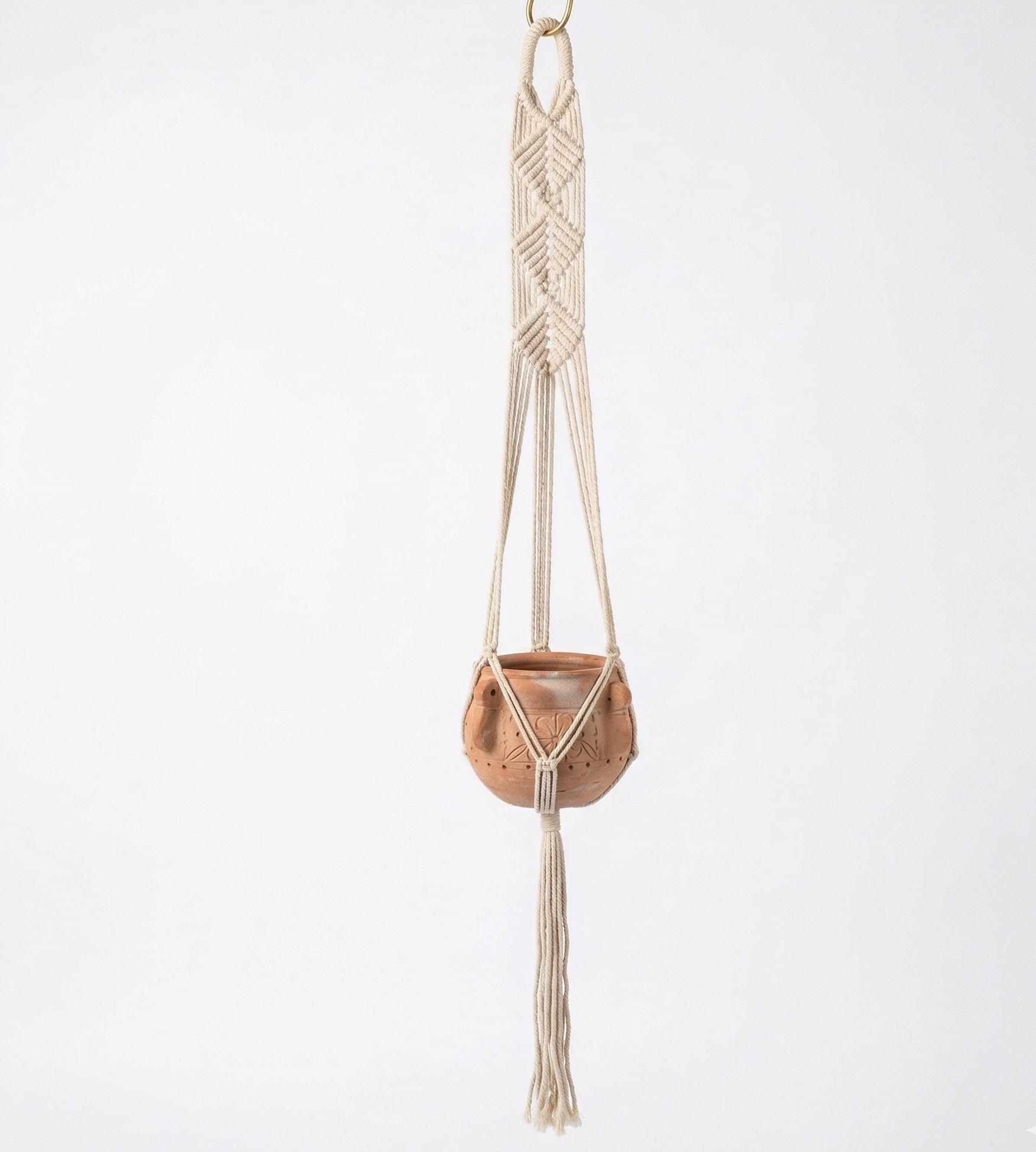 Maple-Macramé Planter- Combo