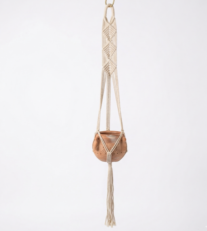 Maple-Macramé Planter- Combo
