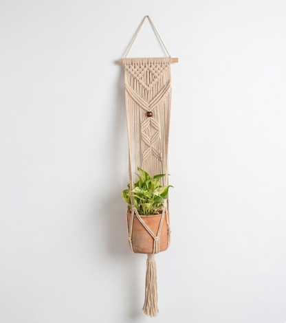 Flora-Macramé- Planter- Combo