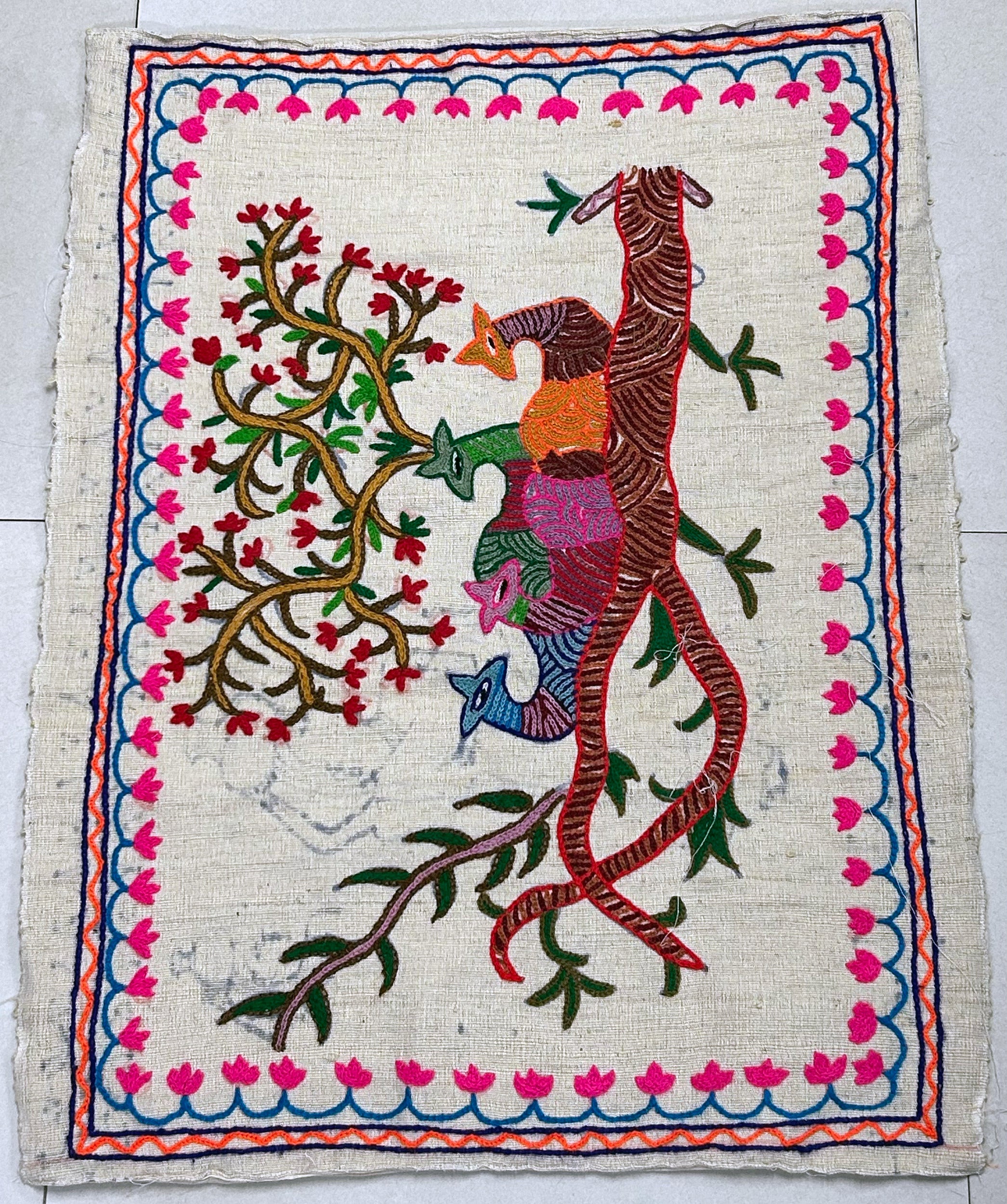 Cotton Rug - Rang-Birange Qadam