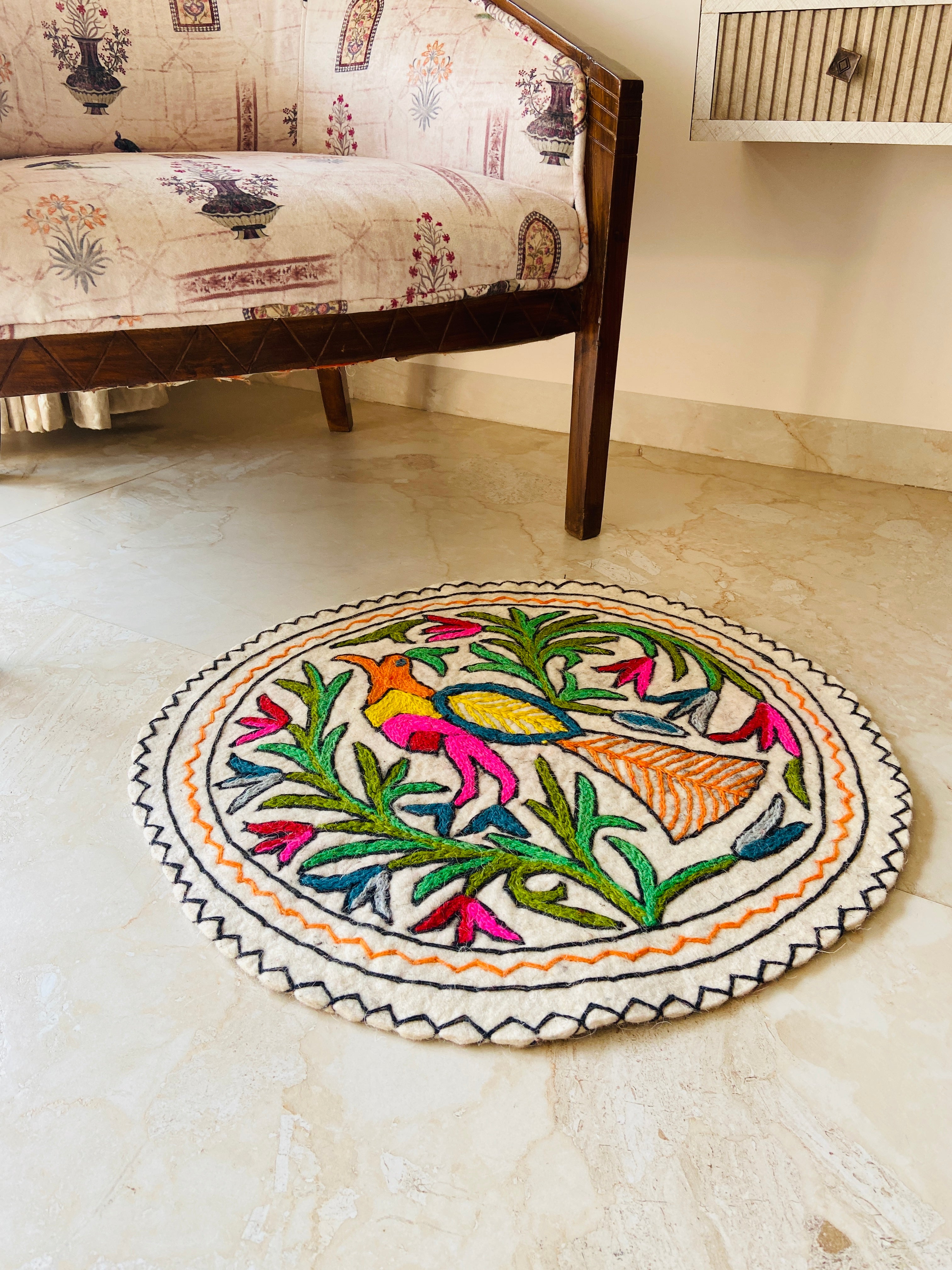 Round Rug - Mayur Chakra