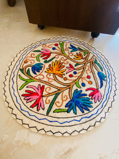 Round Rug - Ruhani Phool