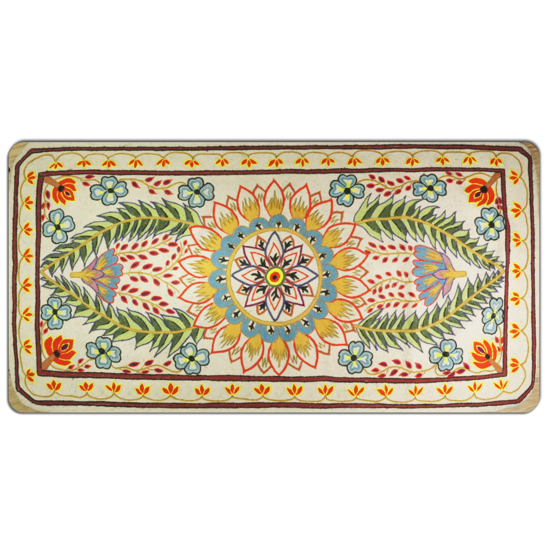 Living Room Rug - Floral Boho