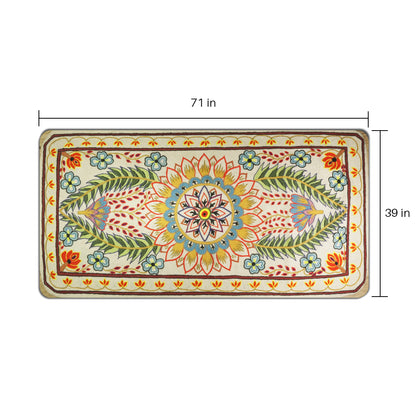 Living Room Rug - Floral Boho