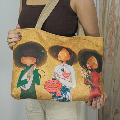 Earthy Kawaii Tote Bag