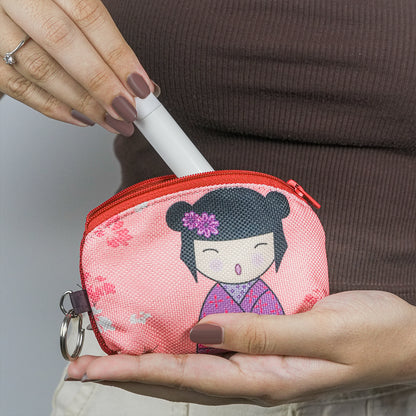 Cherry Blossom Kawaii  Mini Pouch