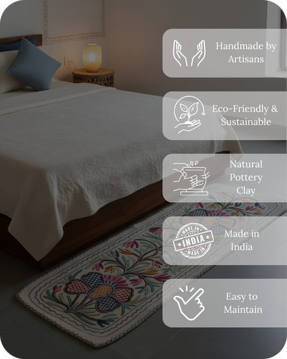 Bedside Runner - Crafted Cloud