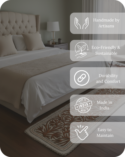 Bedside Runner - Earthy Hues