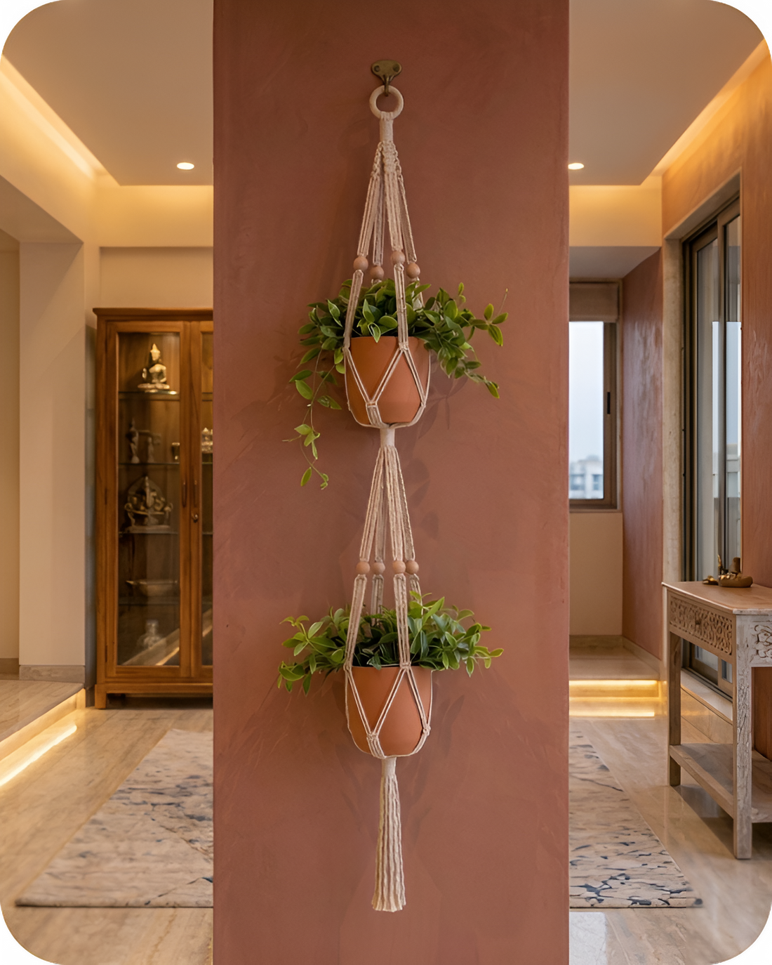 Willow-Macramé Planter