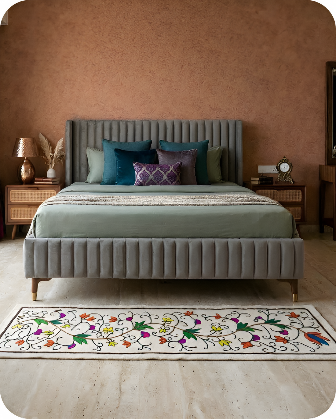 Floral Whim- Bedside Runner